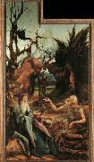 Matthias  Grunewald Sts Paul and Antony in the Desert Germany oil painting artist